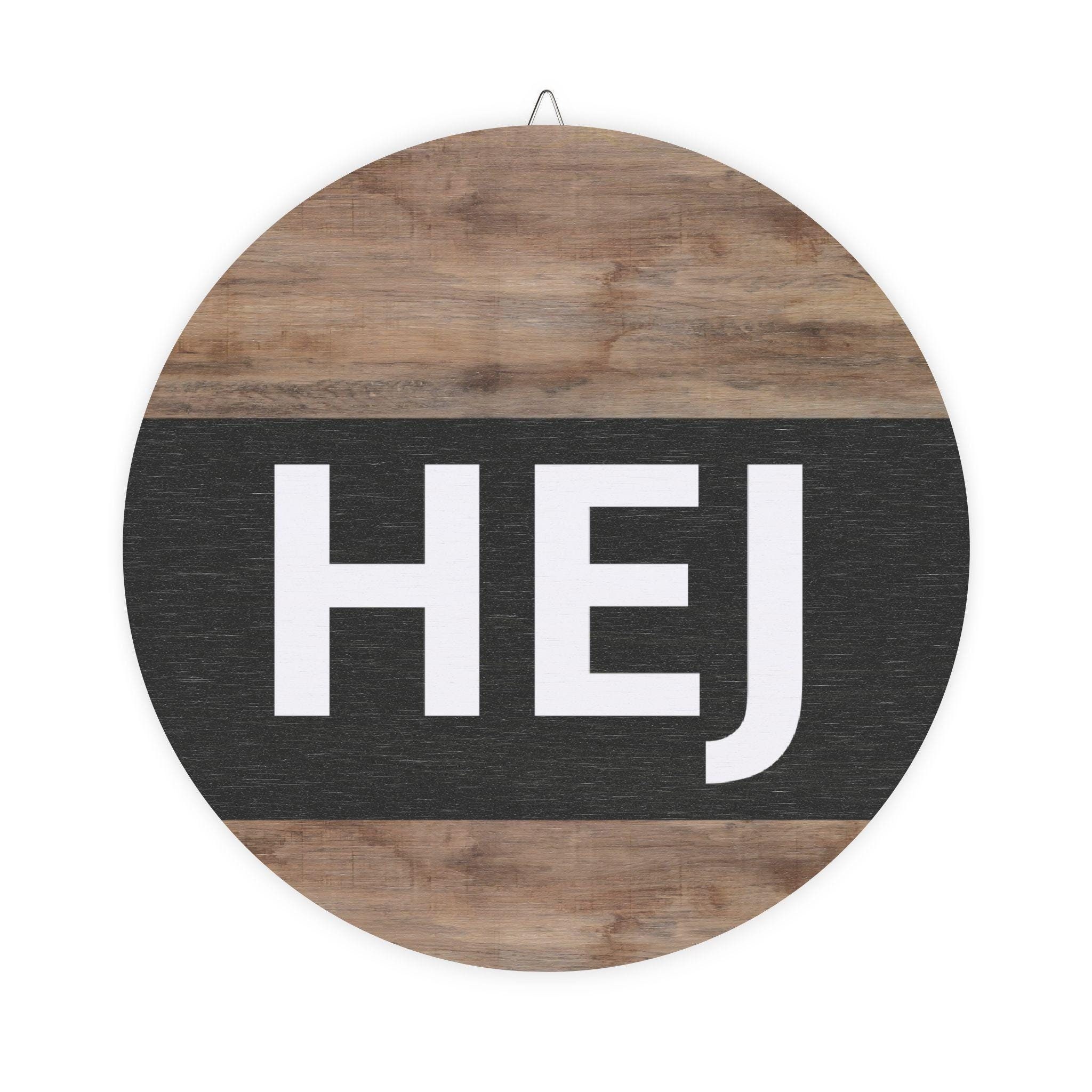 Hej Sign Hej Sign Swedish Door Hanger Wood Sign Front Door Wreath Front Door ...