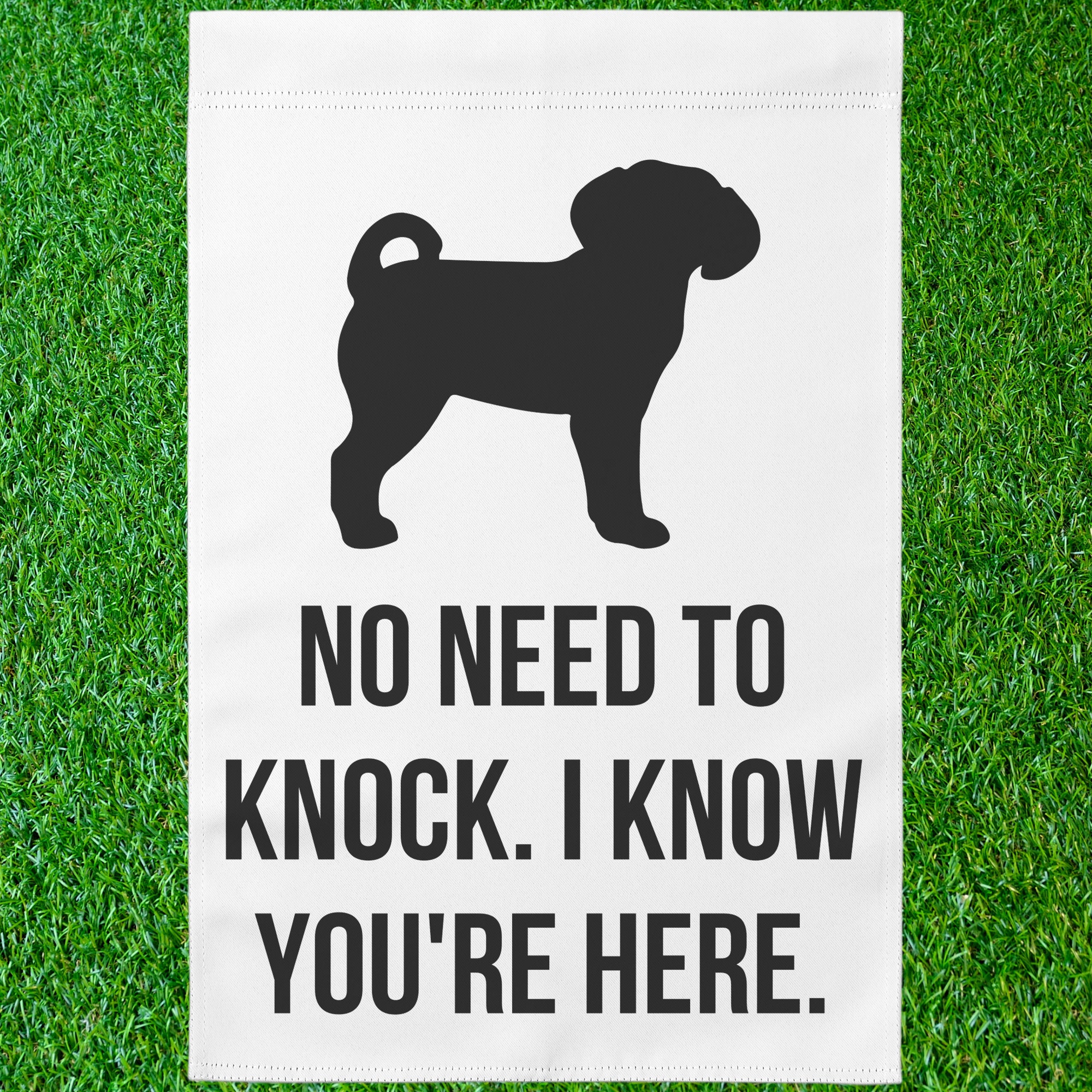 Puggle Sign Puggle Garden Flag Yard Sign Art Banner Pug Beagle Mix Gift Lover ...