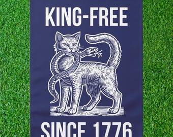 King-Free Garden Flag No Kings In America Sign Political Protest Flag Pro-Democracy Patriotic Banner Revolutionary Liberal Statue Liberty s