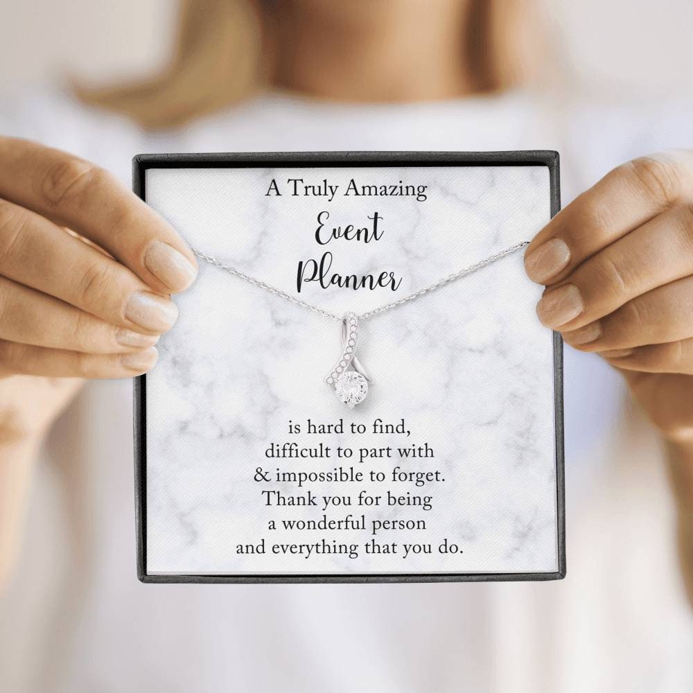 Event Planner Gift Gift for Event Planner Necklace Message Etsy