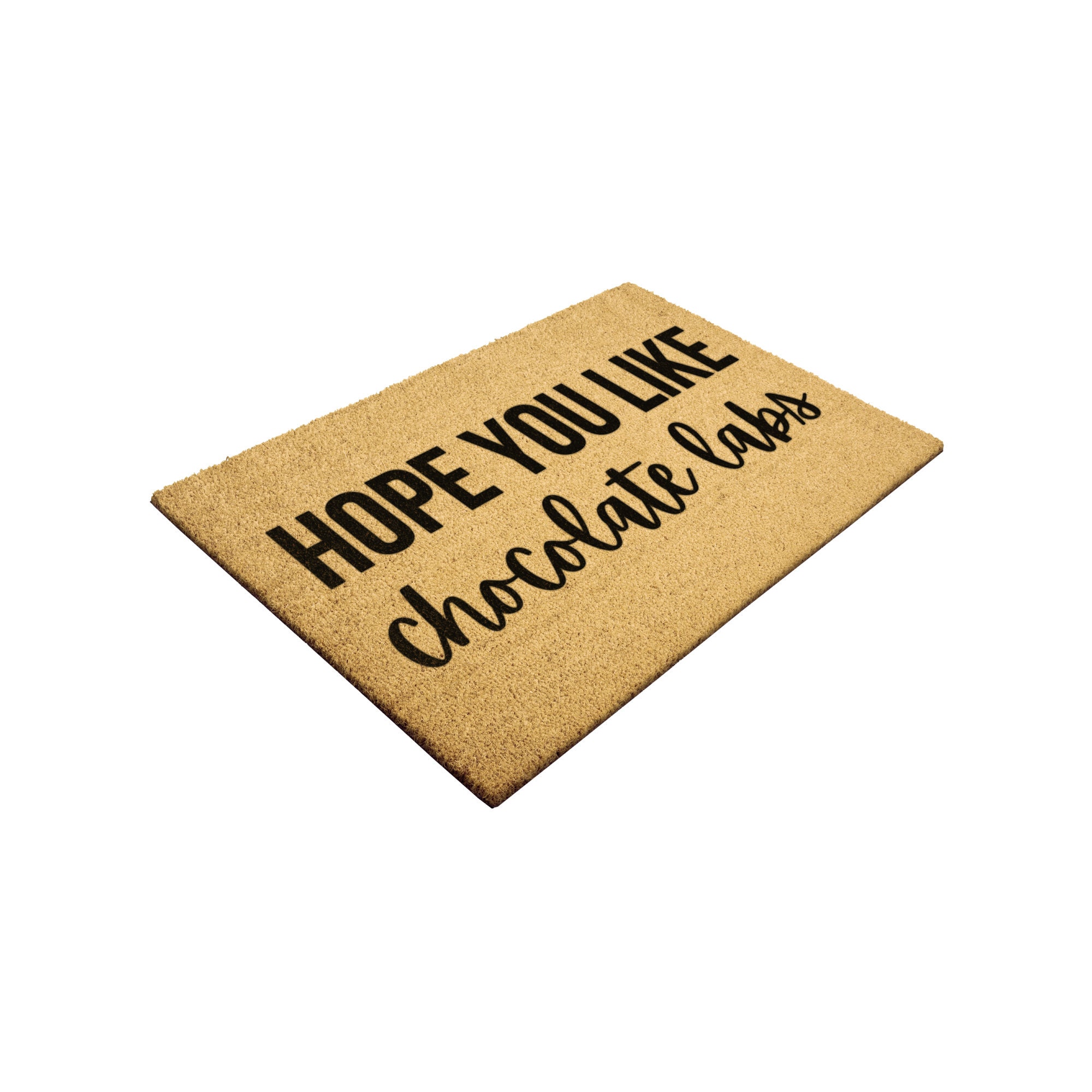Chocolate lab doormat online