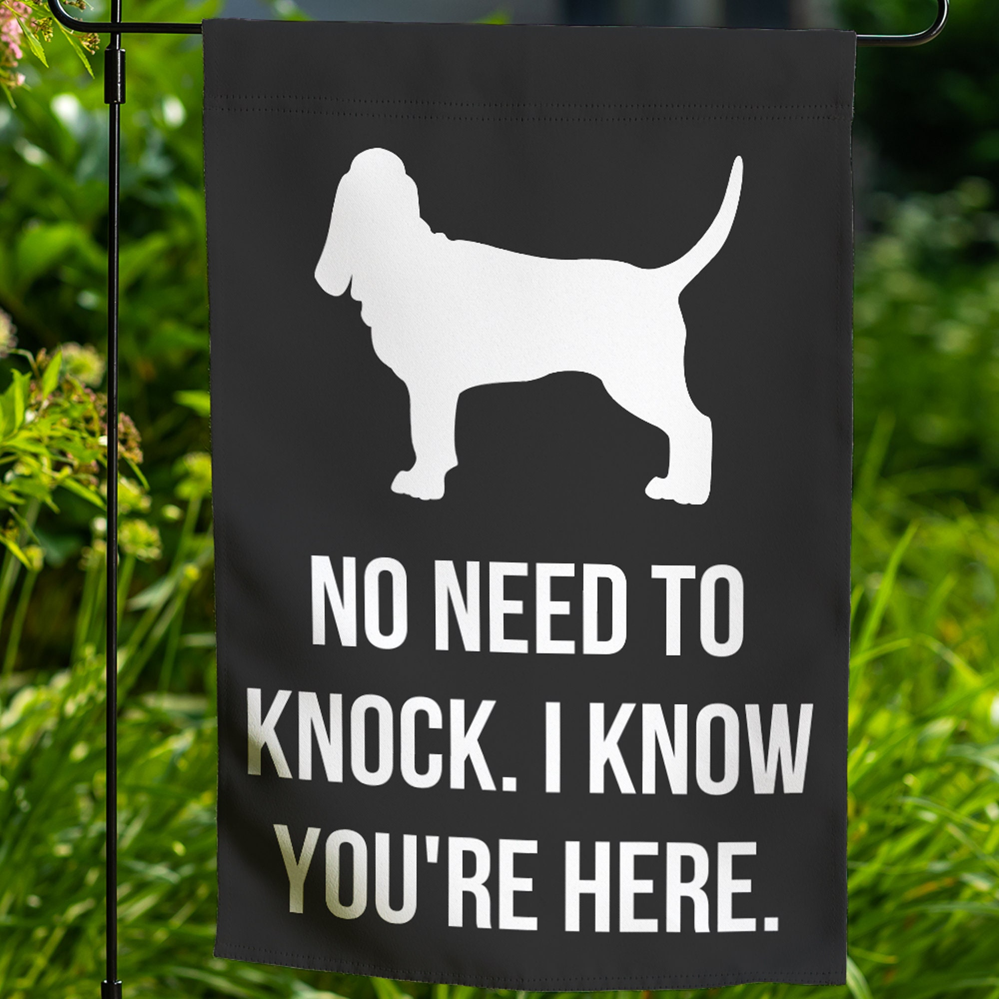 Bloodhound Garden Flag Yard Sign Art Banner Bloodhound Gift Lover