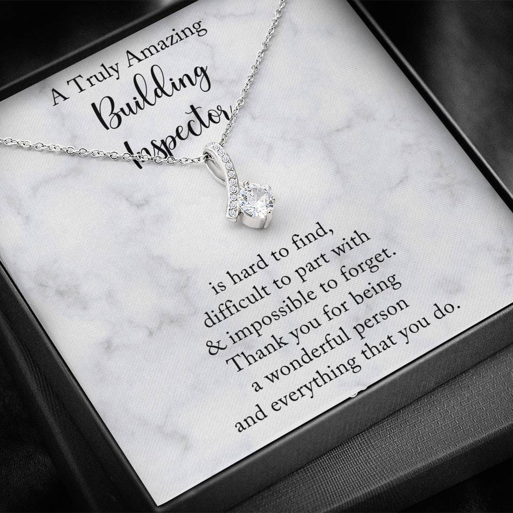 Building Inspector Gift Gift for Building Inspector Necklace Etsy