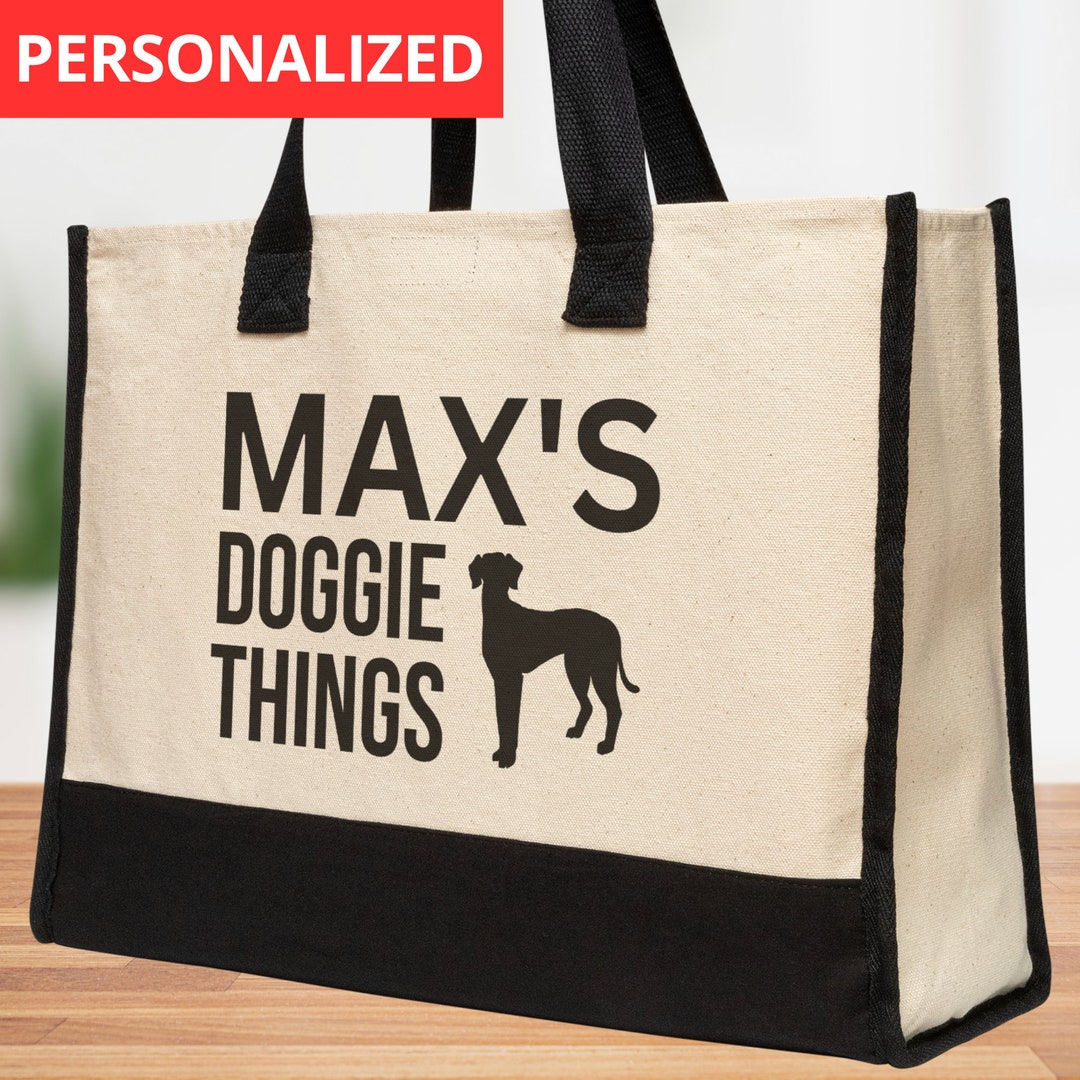 Rhodesian Ridgeback Tote Bag Gift Doggie Things, Personalized Dog