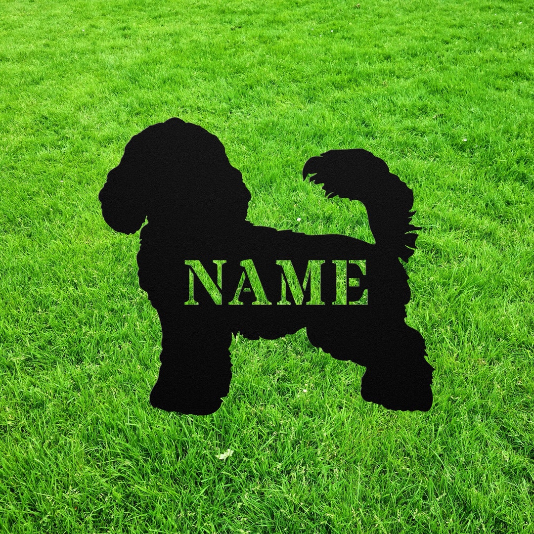 Personalized Toy Poodle Yard Statue Stake Custom Toy Poodle Etsy