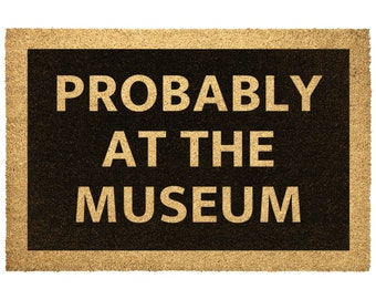 Museum Lover Gift Doormat - Egyptian Museum Gift Idea - Museum Worker - Visitor Services Associate Art Home Decor