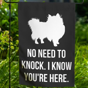 Pomeranian Garden Flag Yard Sign Art Banner Pomeranian Gift Lover Outdoor Decor Lawn Decoration Welcome Front Porch Dog Flag