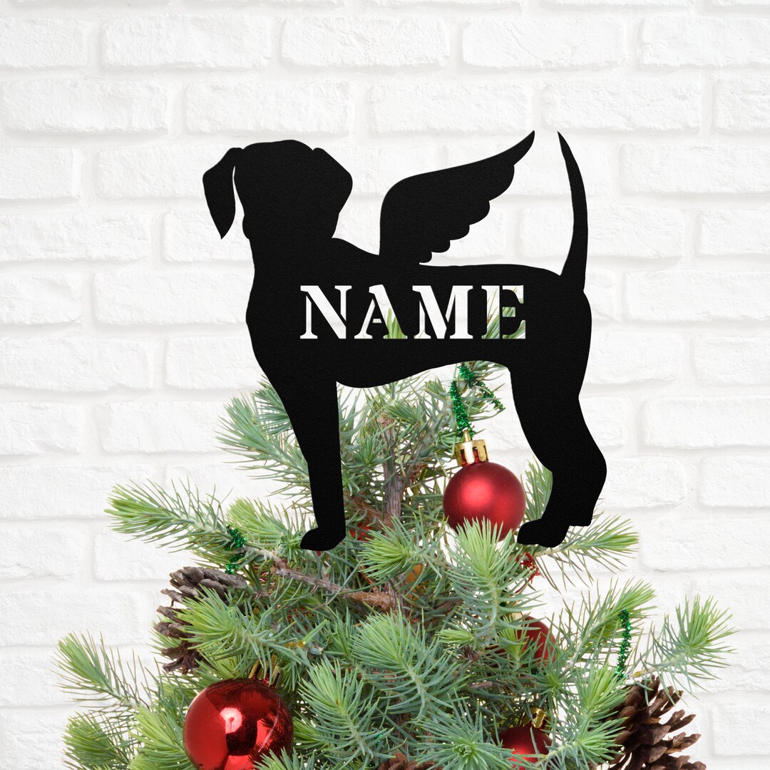 Beagle Tree Topper Christmas Holiday Decoration Ornament Dog Gift Ideas ...