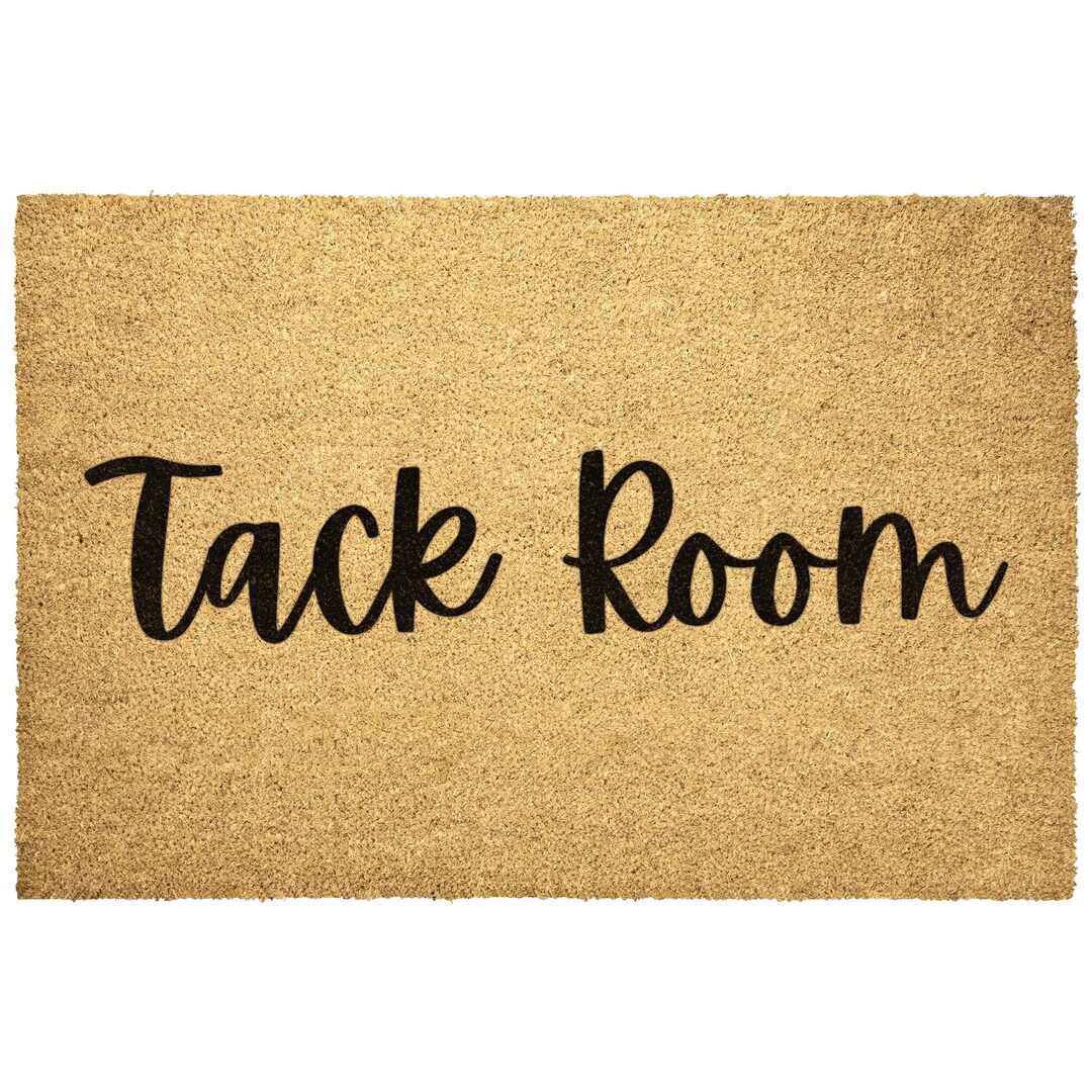 Tack Room Doormat Outdoor Rug, Equestrian Mat, Barn Rug, Tack and Feed ...