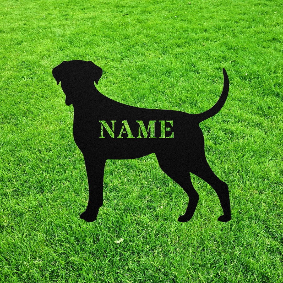 Dog Metal Yard Art Boxer Dog Hand Made Custom Dog Metal Gift for Garden Outdoor Garden Stake