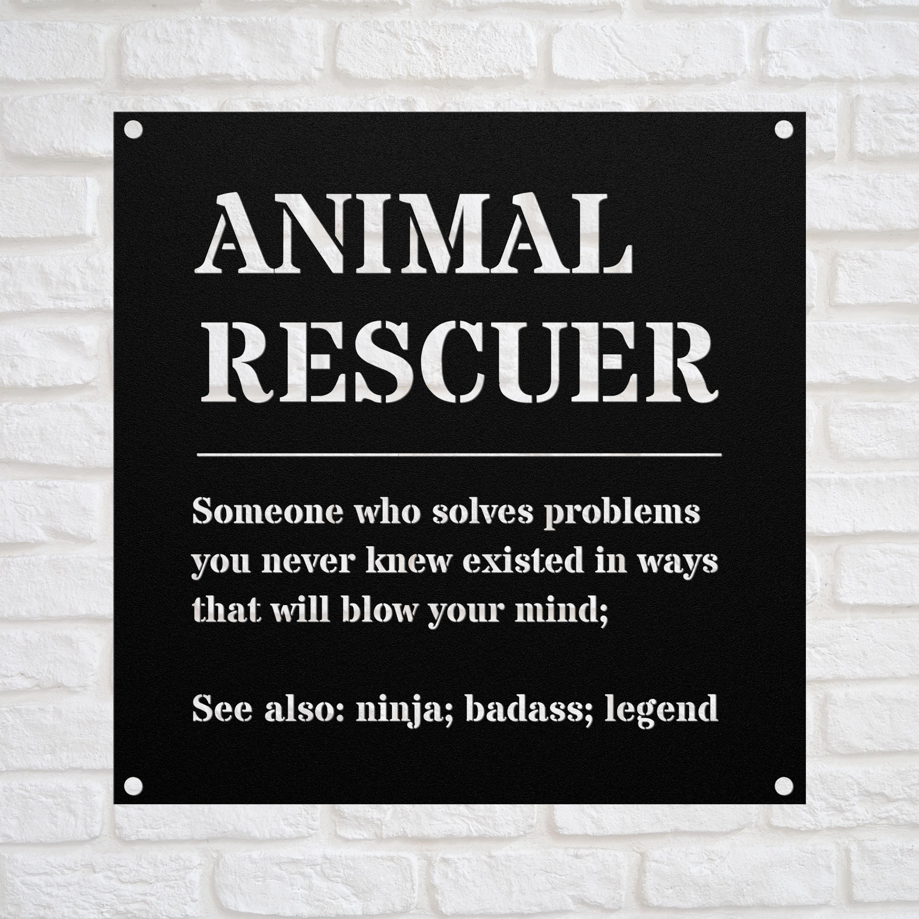 I Am An Animal Rescuer Poem