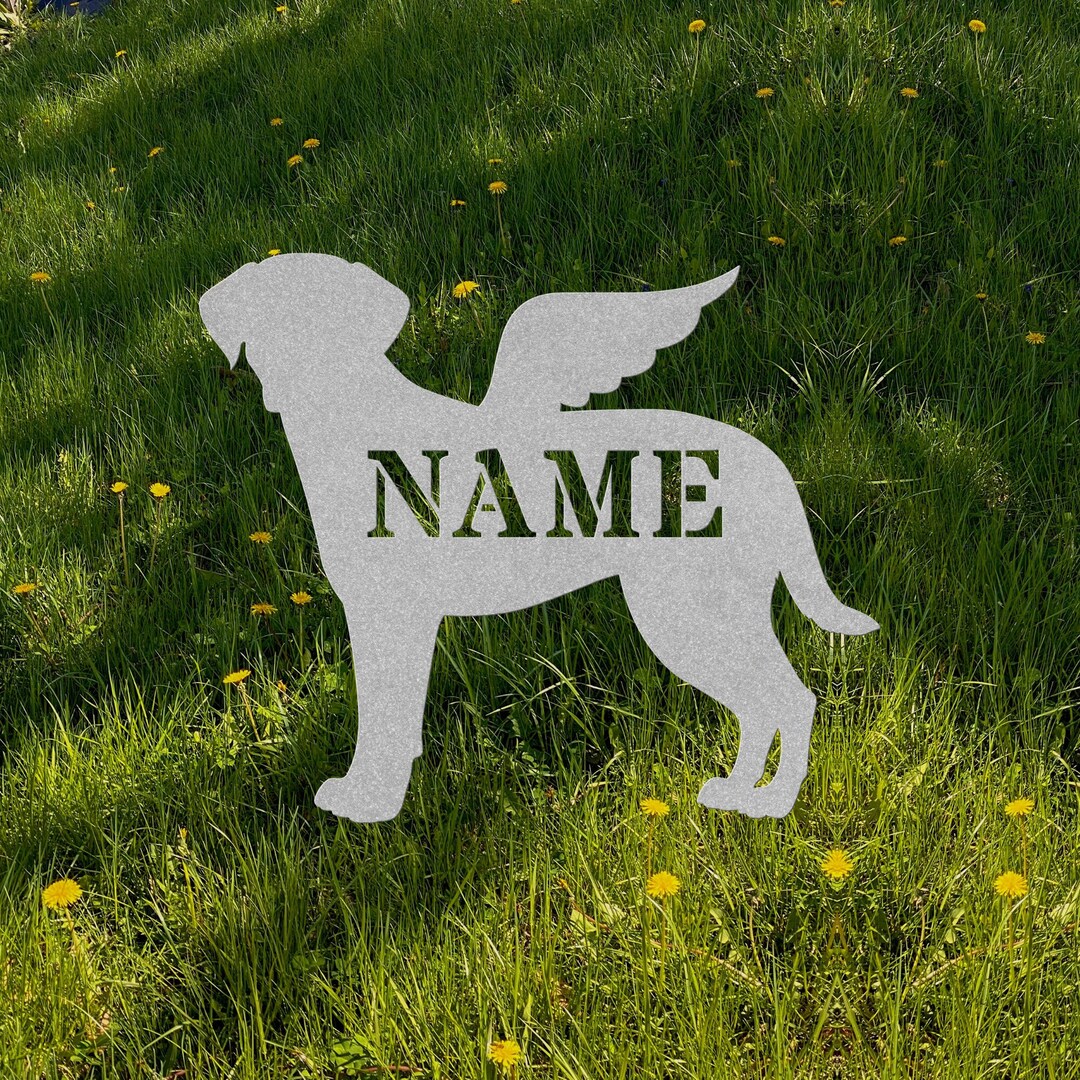 Black Lab Angel Wings Labrador Angel Statue Figurine for Etsy