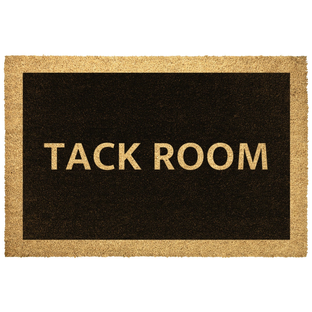 Tack Room Doormat Outdoor Rug, Equestrian Mat, Barn Rug, Tack and Feed ...