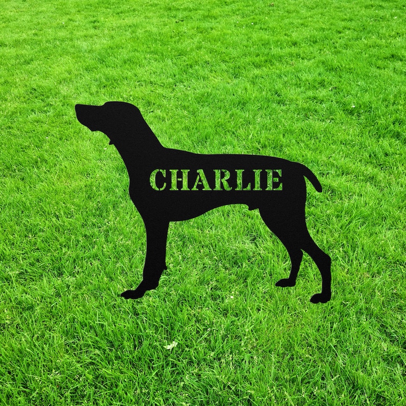 pointer garden statue