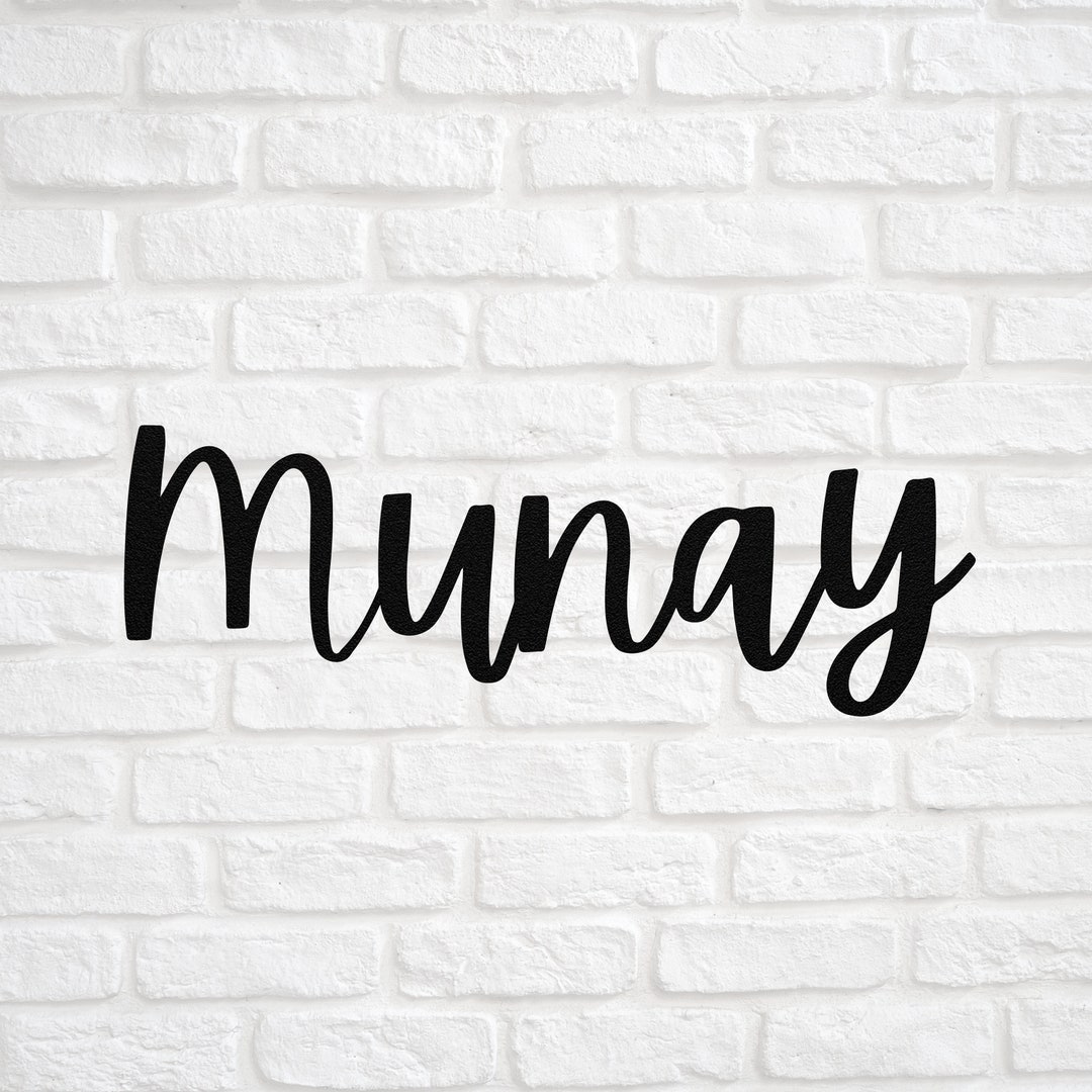 Quechua Love Sign Wall Art Munay Plaque Gift for Quechua Etsy
