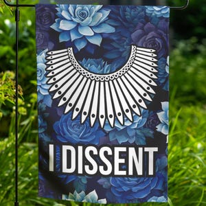 Dissent Ruth Bader Ginsburg Rbg Garden Flag Roe Flag Roe V Wade Flag House Banner Prochoice Flag Yard Lawn Lgbt Women Rights Yard Sign