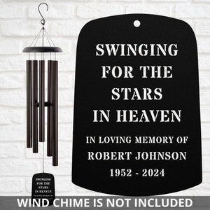 Softball Wind Chime Sail Softball Memorial Softball Loss Gift Sympathy Bereavement Listen To The Wind Condolence