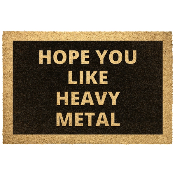 Heavy Metal Rug Etsy