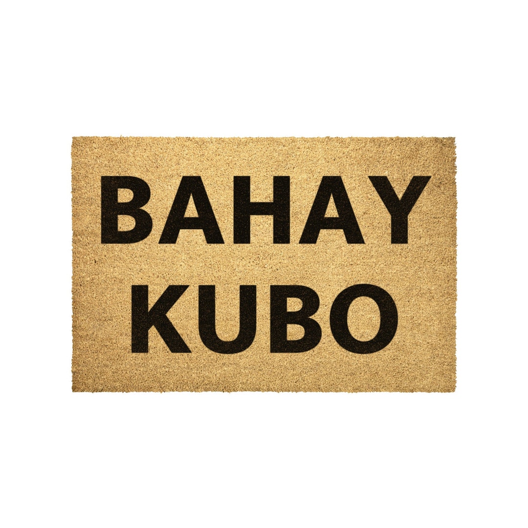 Bahay Kubo Doormat Nipa Hut Maligayang Pasko Filipino Etsy