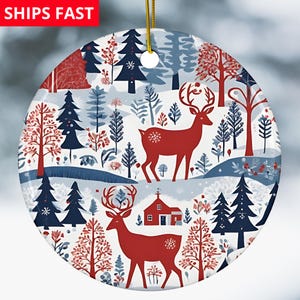 Scandinavian Christmas Ornaments Swedish Folk Art Gift Norwegian Christmas Home Decor European Gifts Nordic Folk Art Christmas Gift