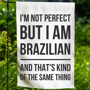 Brazilian Garden Flag, Brazil Gifts For Brazilian Lover Party Yard Decor Banner Funny Souvenir Wedding Decor Natives Christmas Gift