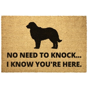 Great Pyrenees Doormat Door Mat Funny Great Pyrenees Gift Dog Lover Gifts Home Decor Outdoor Entry Coir Rug Mom Dad Gift