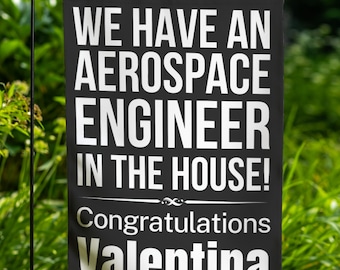 Aerospace engineer Graduation Gifts engineering degree, Funny Garden Flag Birthday Gifts For Men And Women Medical Assistant Yard Banner