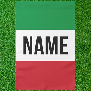 Italy Garden Flag, Italian Gifts, Italian Party Yard Decor Banner, Personalized Italian Gift For Italian Lover