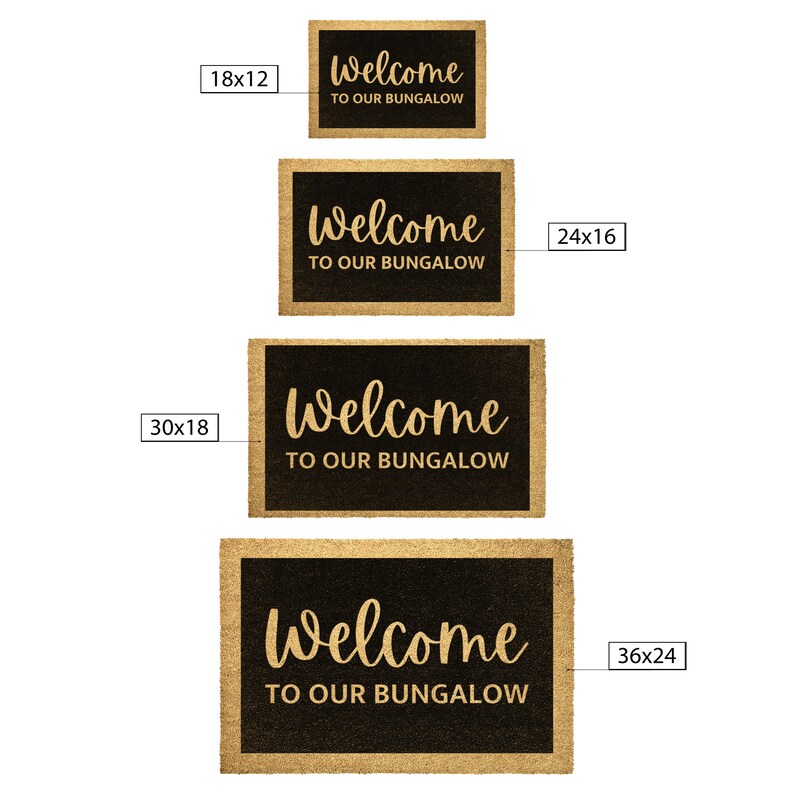 Welcome To Our Bungalow Doormat - Thumbnail 5
