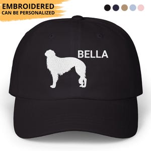 Borzoi Hat Embroidered Hat Personalized Borzoi Dad Cap Borzoi Mom Dad Birthday Christmas Gifts