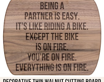 Partner Gift, Partner Cutting Board, New Partner, Best Partner, Funny Partner Gift, Partner Gift Idea, Partner Promotion