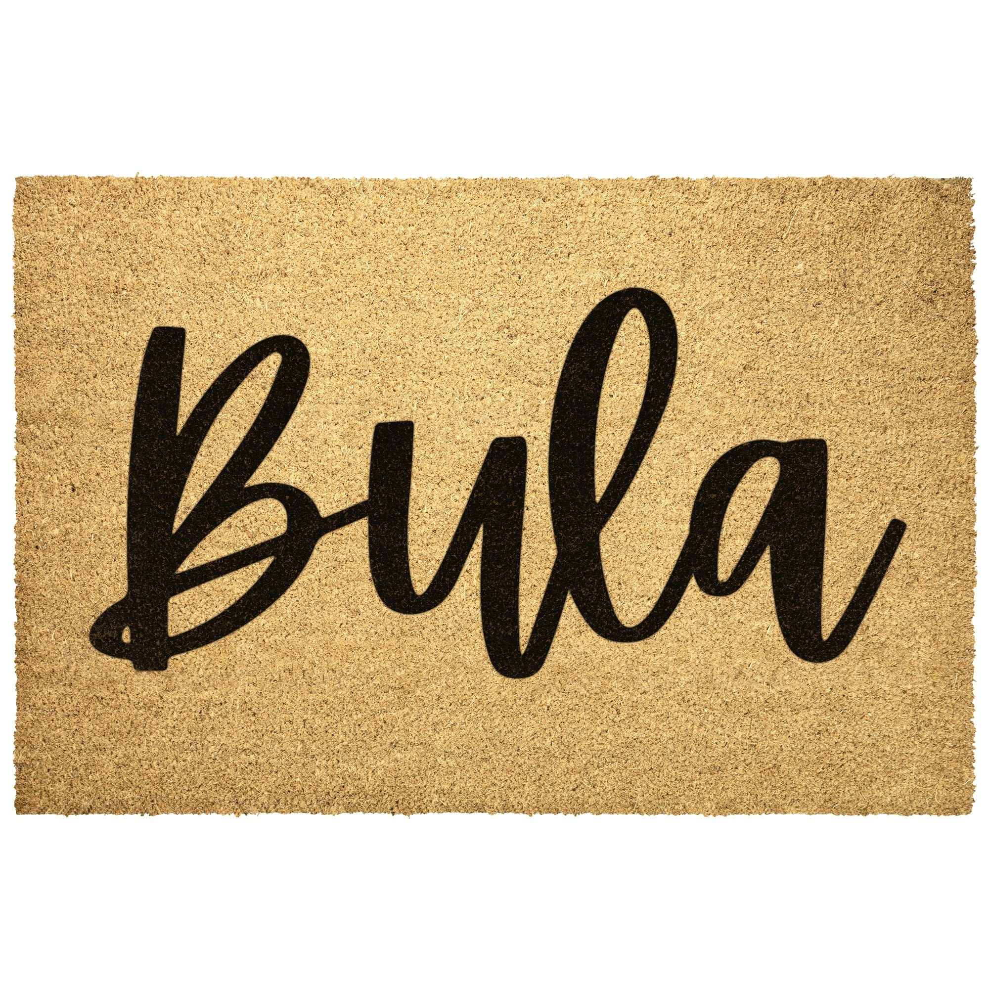 Bula Welcome Doormat, Fijian Welcome Mat, Fijian Coir Doormat, Bula, Gift For Housewarming, Fijian Welcome Gift, Fiji, Entryway Decor