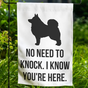 Keeshond Garden Flag Yard Sign Art Banner Keeshond Gift Lover Outdoor Decor Lawn Decoration Welcome Front Porch Dog Flag
