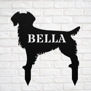 Brittany Spaniel Statue Stake, Custom Brittany Dog Outdoor Yard Art Decor, Memorial Remembrance Sculpture, Outdoor Statue