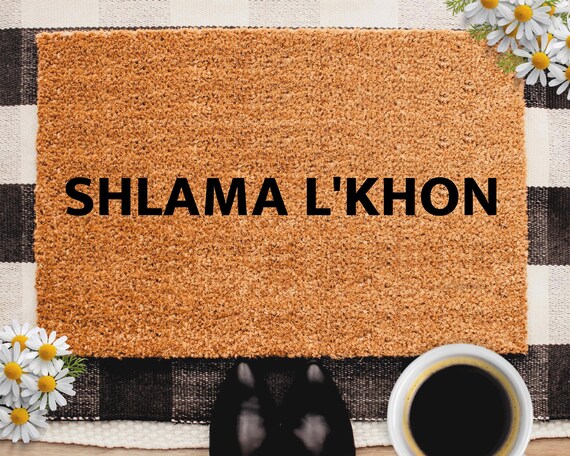 Welcome 板　手彫り　アジアン Assyrian Welcome Doormat Outdoor Rug Coir Door Mat Assyrian Home