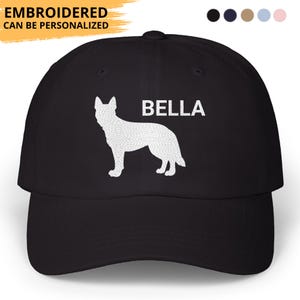 Blue Heeler Hat Embroidered Hat Personalized Blue Heeler Dad Cap Blue Heeler Mom Dad Birthday Christmas Gifts