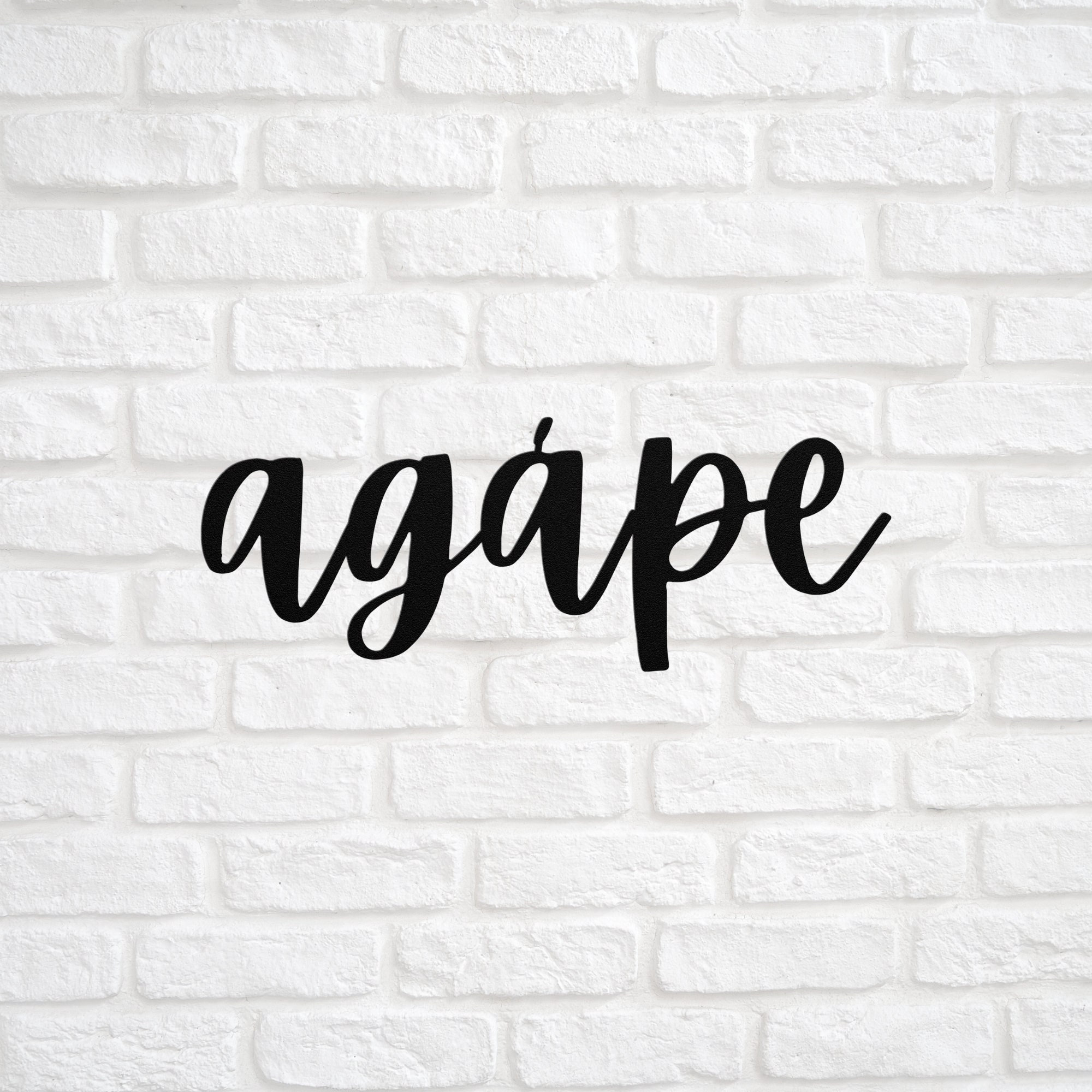 Agape Sign, Greek Metal Decor Greece Home Decor, Agape Wall Art, Agape ...