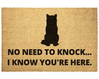 Shiba Inu Doormat Door Mat Funny Shiba Inu Gift Dog Lover Gifts Home Decor Outdoor Entry Coir Rug Mom Dad Gift