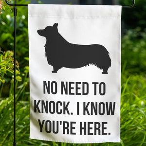 Pembroke Welsh Corgi Garden Flag Yard Sign Art Banner Pembroke Welsh Corgi Gift Lover Outdoor Decor Lawn Decoration Welcome Front Porch Flag