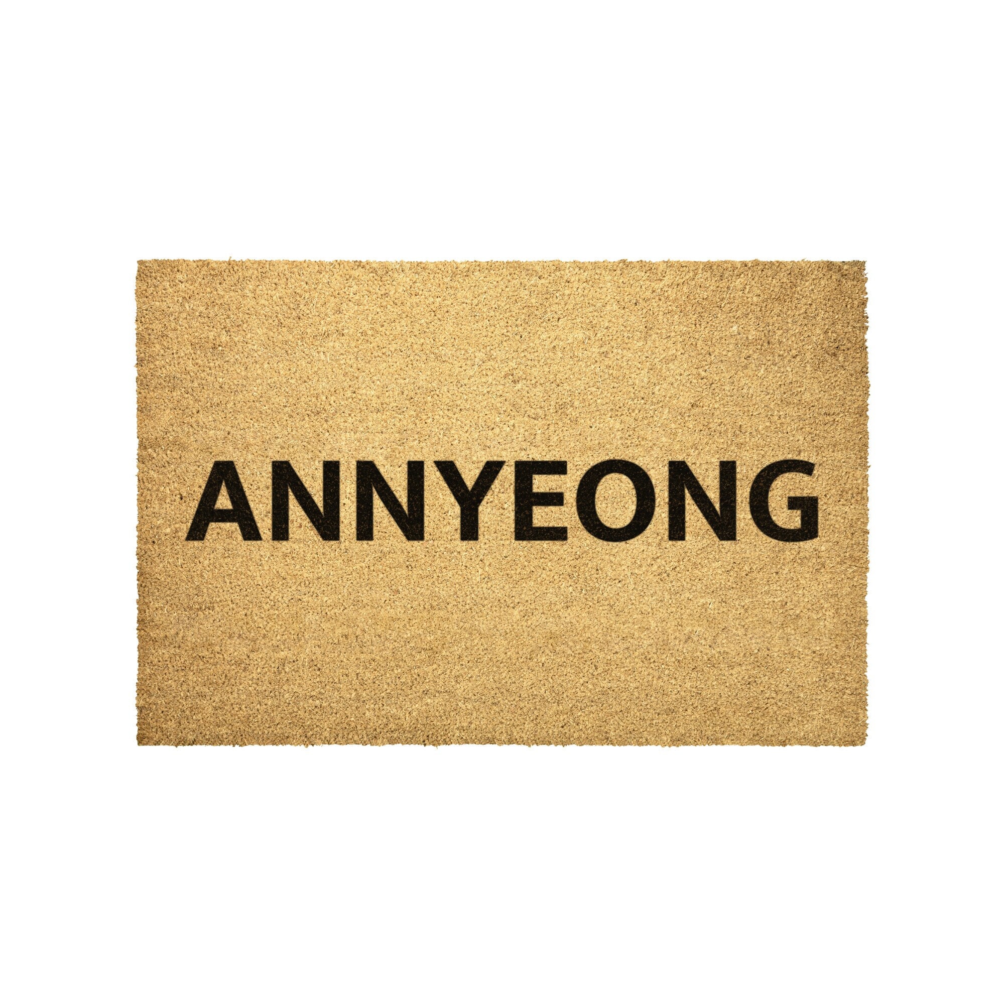 Annyeong Paillasson Tapis d’extérieur coréen Tapis Hi Hello Kugo Avant Décoration Porche Tapis Cadeau de Noël