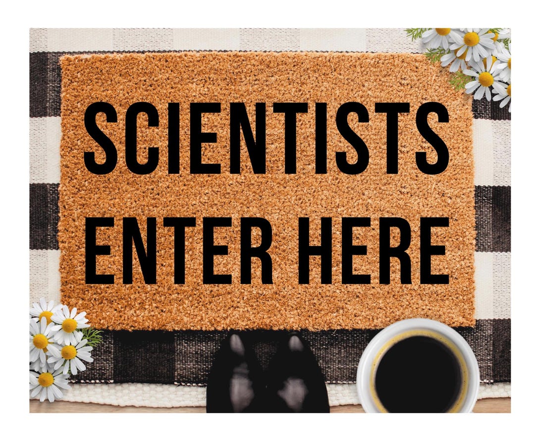 Scientists Enter Here Doormat for Classroom Door Mat Teacher Rug School ...