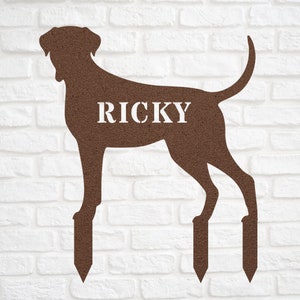 Dog Metal Yard Art - Boxer Dog - Hand made Custom Dog Metal Gift For Garden - Outdoor Garden Stake Decor Art - Cute Pet Memorial - Gift Idea