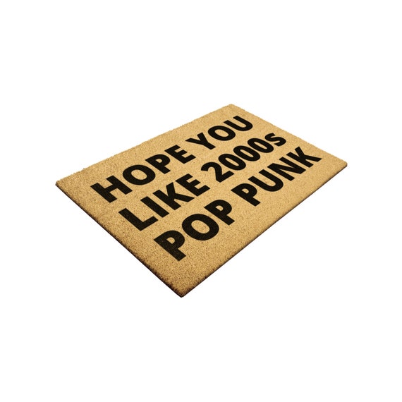 Hope You Like 2000's Pop Punk Doormat Outdoor Rug Door Mat Decor