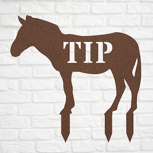 Personalized Horse Garden Statue Stake, Custom Horse Outdoor Yard Art Decor, Memorial Remembrance Sculpture, Outdoor Statue