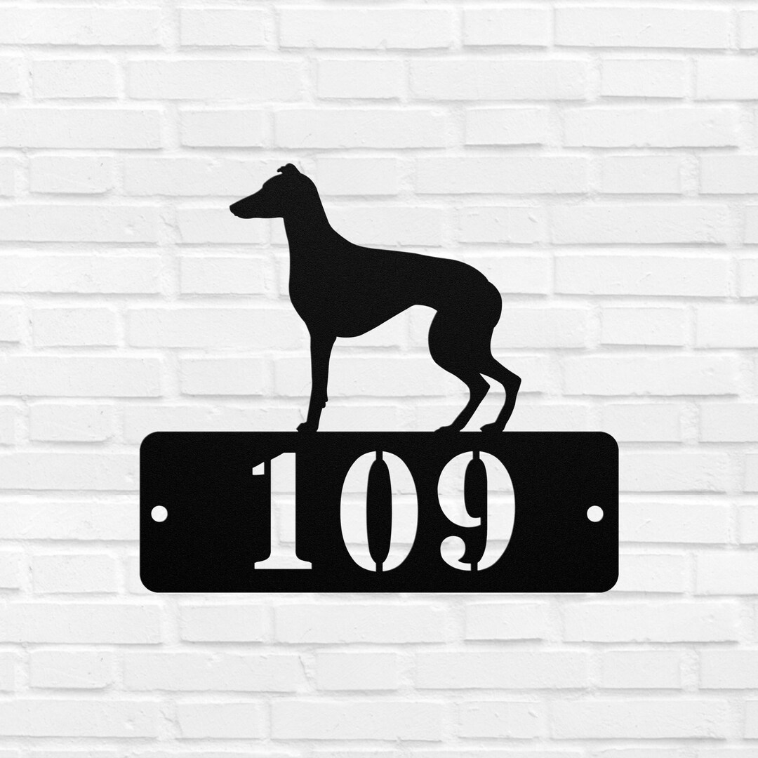 personalized-greyhound-address-sign-custom-metal-house-number-plaque