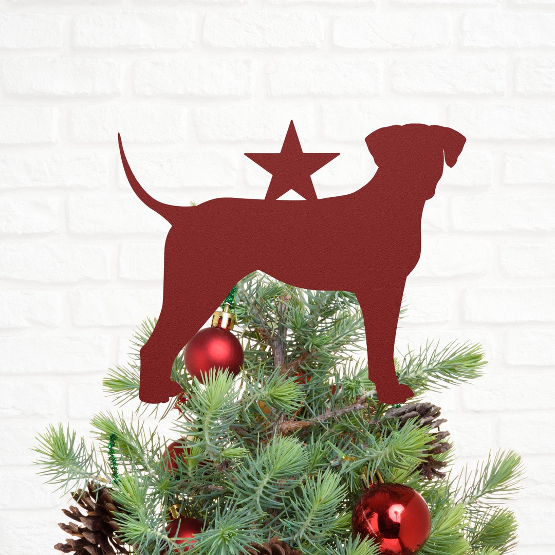 Treeing Tennessee Brindle Tree Topper Christmas Holiday Decoration ...