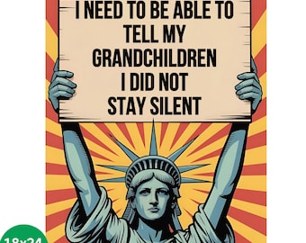 No Sign is Big Enough Protest Poster Sign Equality Diversity Love