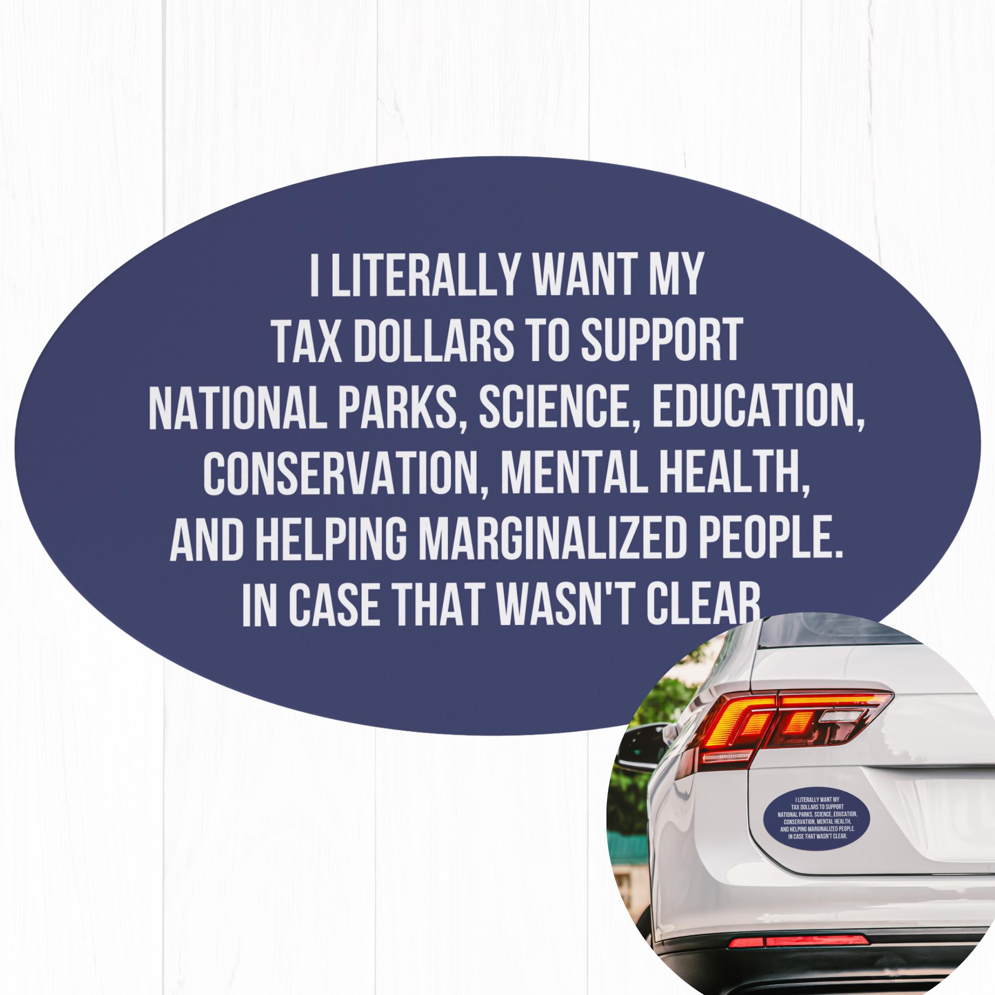 Anti Trump Car Magnet Bumper Support National Parks Democrat Fund Education Conservation Mental Health Magnet Activist Liberal Magnet a