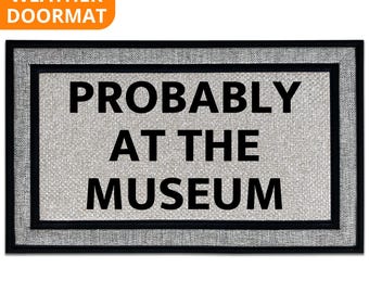 Museum Lover Gift Doormat - Egyptian Museum Gift Idea - Museum Worker - Visitor Services Associate Art Home Decor Weather Proof