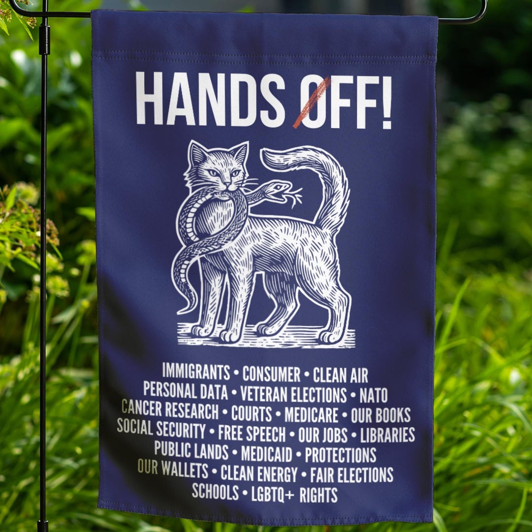 Environment Protest Flags Hands off Protest Garden Flag Political Activism Flag Save Public Lands ...